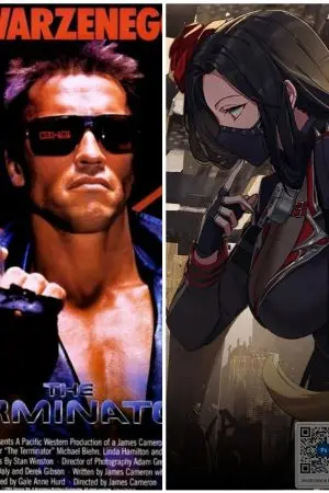 ปกนิยาย Nikke The Goddess of Victory vs Terminator