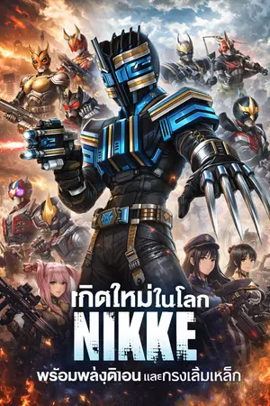 ปกนิยาย เกิดใหม่ในโลก NIKKE พร้อมพลังดิเอนและกรงเล็บเหล็ก