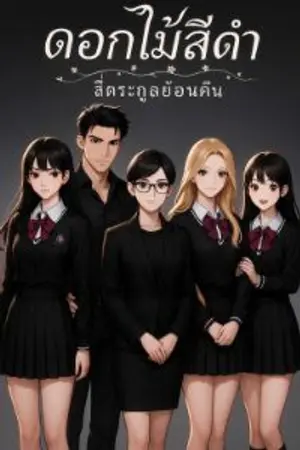 ปกนิยาย ดอกใม้สีดำ:สี่ตระกูลย้อนคืน