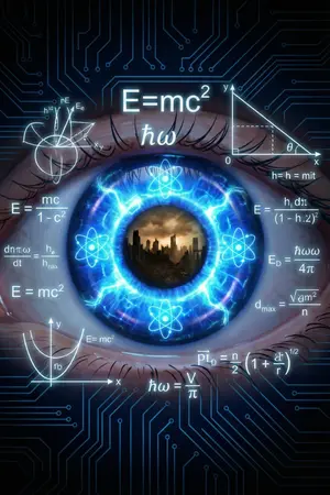 ปกนิยาย นัยน์ตาผ่ากฎโลก Quantum Eye