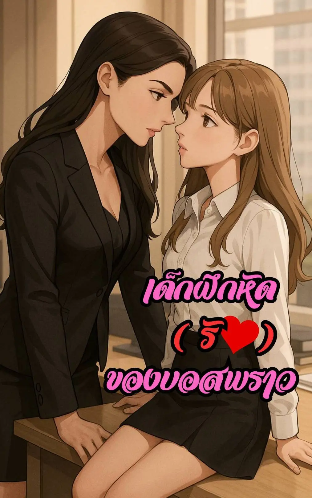 ปกนิยาย เด็กฝึกหัด(รัก)ของบอสพราว