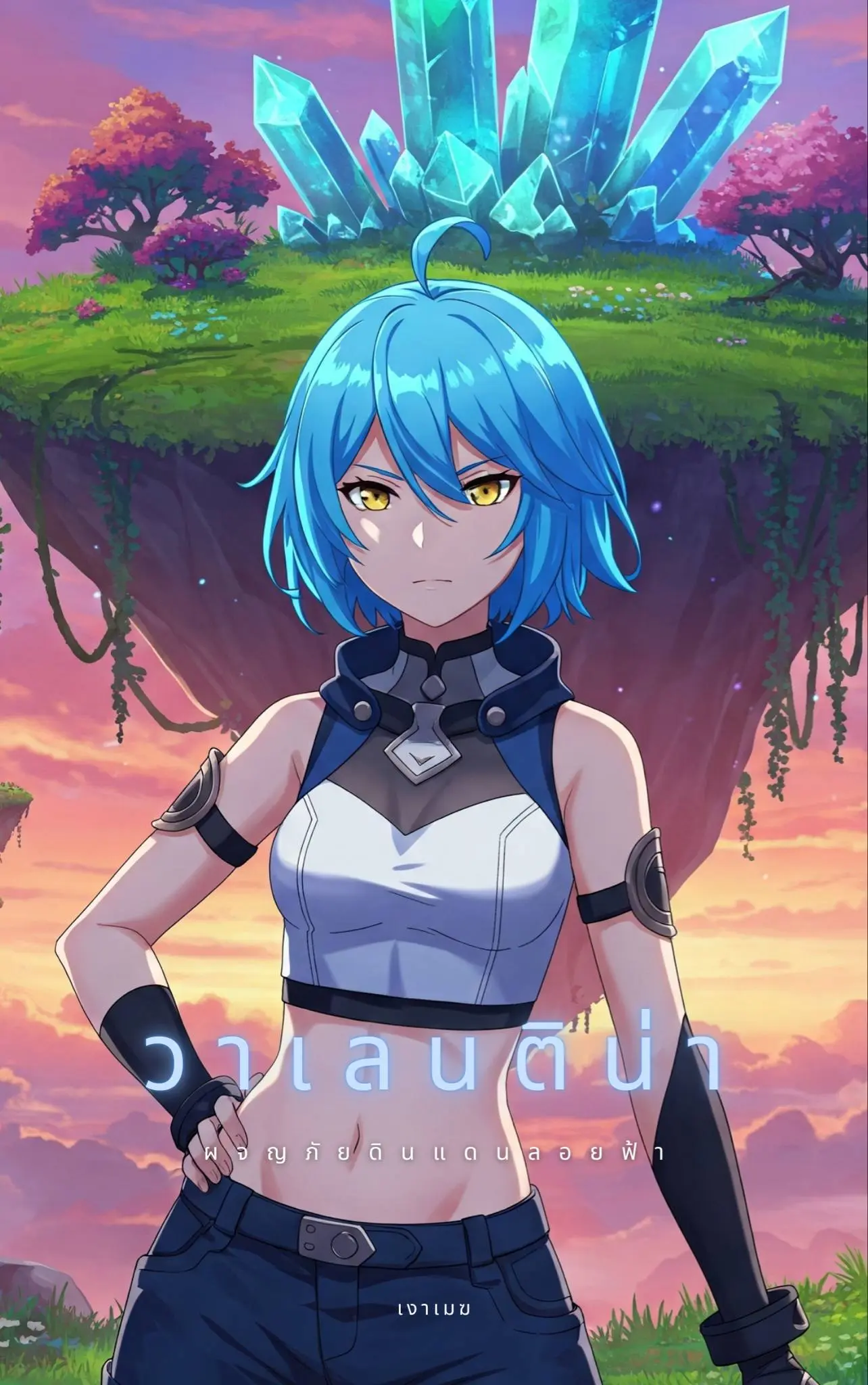 ปกนิยาย วาเลนติน่าผจญภัยดินแดนลอยฟ้า