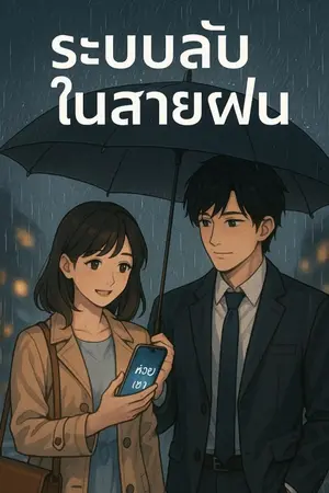 ปกนิยาย ระบบลับในสายฝน