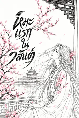 ปกนิยาย หิมะแรกในวสันต์