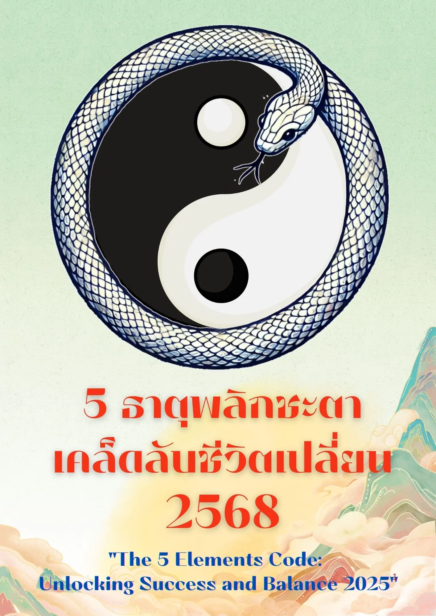 ปกนิยาย 5 ธาตุพลิกชะตา เคล็ดลับชีวิตเปลี่ยน ปี 2568
