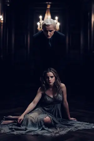 ปกนิยาย ดอกไม้ของรัตติกาล [Dramione]