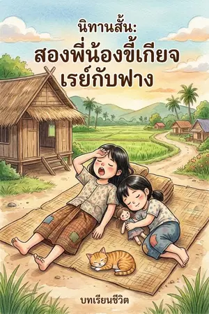 ปกนิยาย นิทานสั้น เรื่อง บทเรียนชีวิต