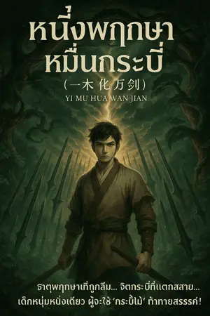 ปกนิยาย หนึ่งพฤกษาหมื่นกระบี่ (万剑一木 - Wàn Jiàn Yī Mù)