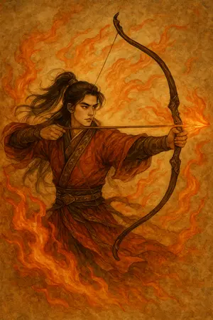 ปกนิยาย เพลิงผลาญฟ้า เทวะนิรันดร์