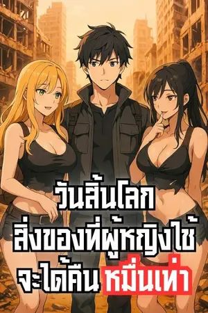 ปกนิยาย วันสิ้นโลก: สิ่งของที่ผู้หญิงใช้จะได้คืนหมื่นเท่า