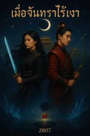 ปกนิยาย เมื่อจันทราไร้เงา