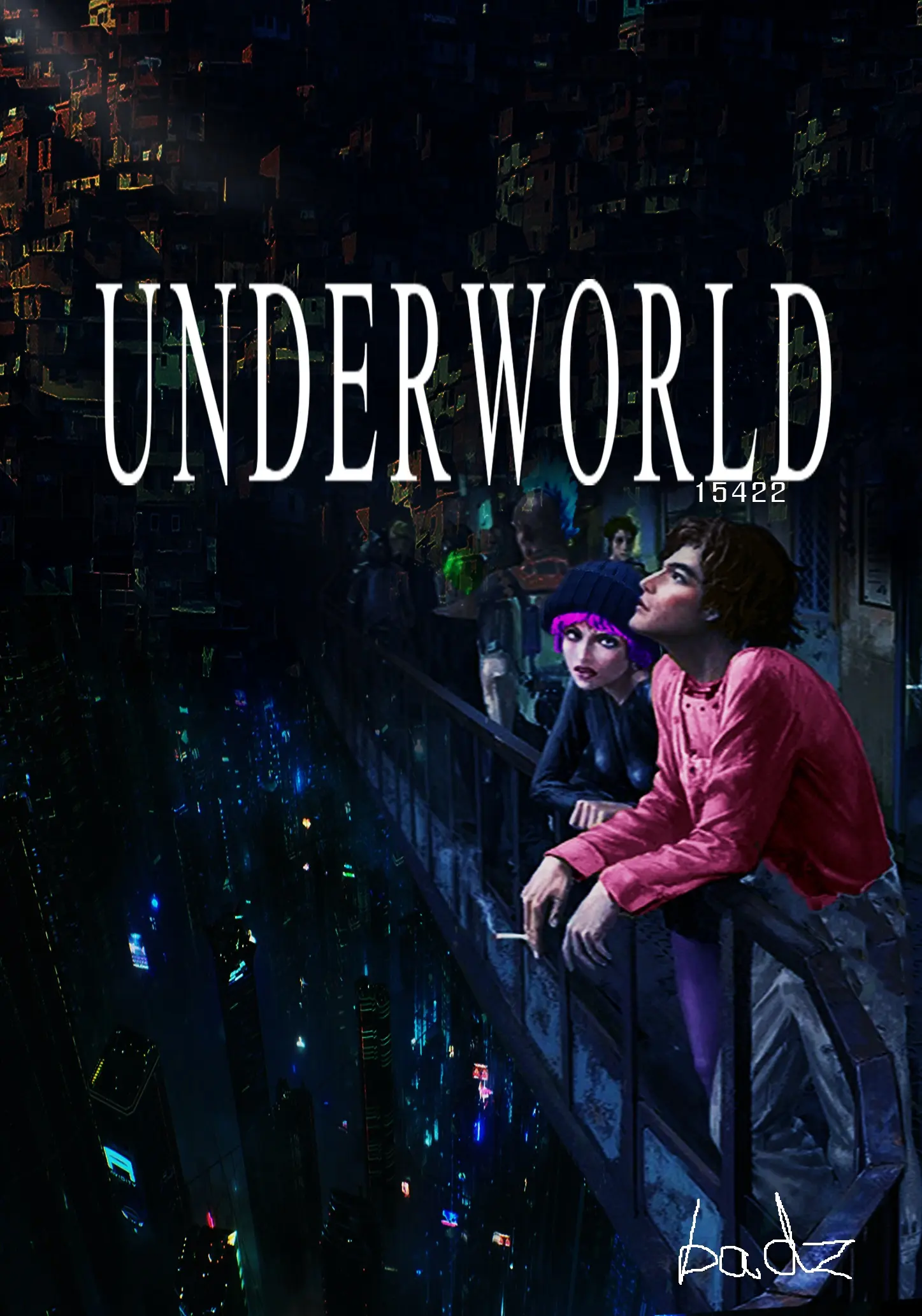 ปกนิยาย underworld (อันเดอร์เวิล์ด)