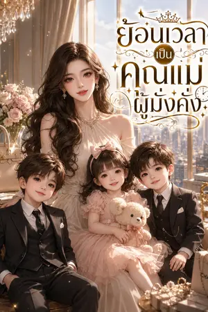 ปกนิยาย ย้อนเวลา เป็นคุณแม่ผู้มั่งคั่ง (รีไรท์)