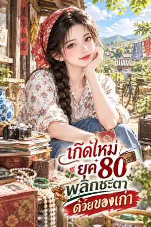 ปกนิยาย เกิดใหม่ยุค 80 พลิกชะตาด้วยของเก่า
