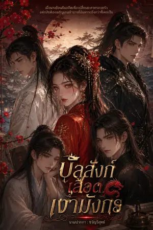 ปกนิยาย บัลลังก์เลือดเงามังกร