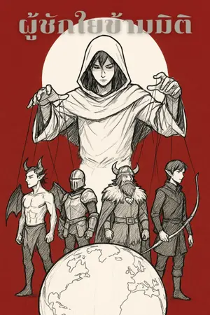 ปกนิยาย ผู้ชักใยข้ามมิติ