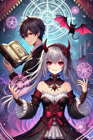 ปกนิยาย คู่หมั้นของผมคือปีศาจที่หลุดออกมาจากคัมภีร์ต้องสาป
