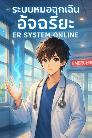 ปกนิยาย ระบบหมอฉุกเฉินอัจฉริยะ (ER SYSTEM ONLINE)