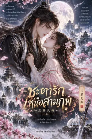 ปกนิยาย ชะตารักเหนือสามภพ