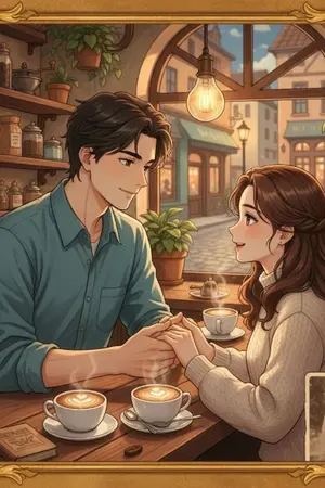 ปกนิยาย ​☕ นวนิยายรัก: กลิ่นกาแฟในใจเธอ ☕