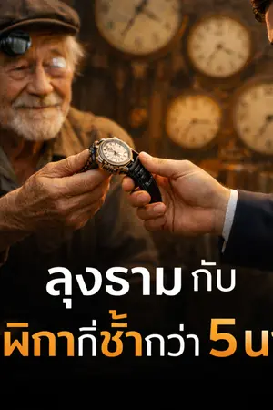 ปกนิยาย ช่างซ่อมนาฬิกาผู้ไม่เคยดูเวลา