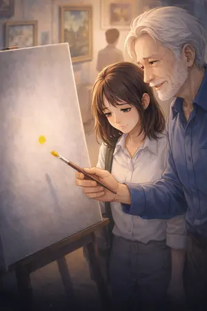 ปกนิยาย จิตรกรผู้ตามหา "สีที่หายไป"