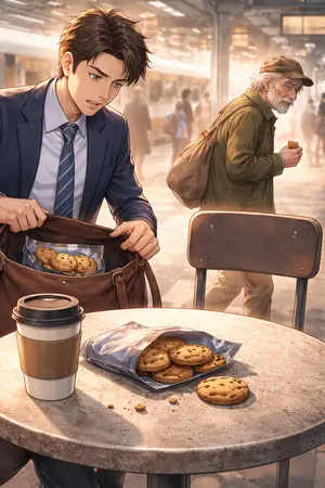 ปกนิยาย กาแฟหนึ่งแก้วกับเก้าอี้ที่ว่างเปล่า