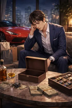 ปกนิยาย ชายผู้ซื้อทุกอย่าง ยกเว้น 'ความสุข' ของตัวเอง