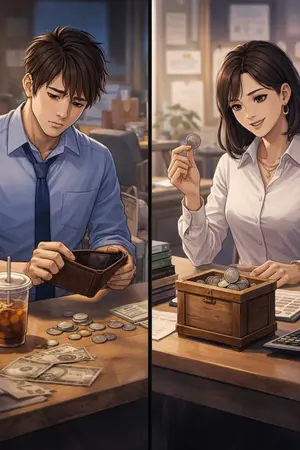 ปกนิยาย หลุมพรางของเงินทอน 1 บาท