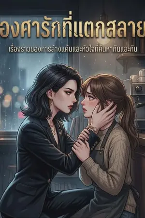 ปกนิยาย องศารักที่แตกสลาย