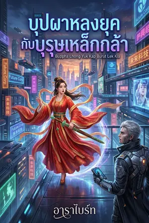 ปกนิยาย บุปผาหลงยุคกับบุรุษเหล็กกล้