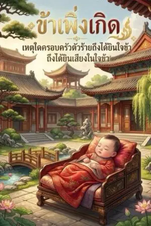 ปกนิยาย ข้าเพิ่งเกิด เหตุใดครอบครัวตัวร้ายถึงได้ยินเสียงในใจข้า
