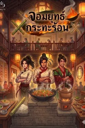 ปกนิยาย จอมยุทธ์กระทะร้อน