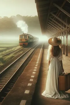 ปกนิยาย ตั๋วรถไฟขบวนสุดท้าย