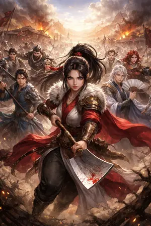 ปกนิยาย ตำนานแม่ทัพหญิงมีดหมู