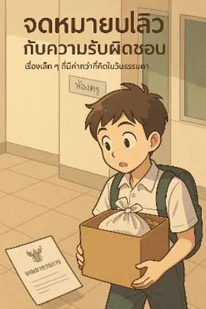 ปกนิยาย จดหมายปลิวกับความรับผิดชอบ
