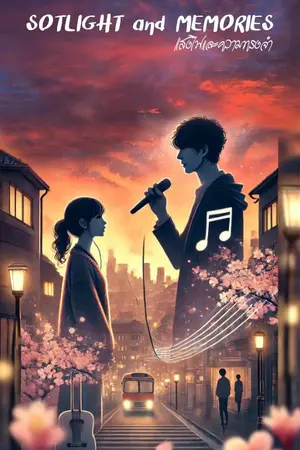 ปกนิยาย แสงไฟและความทรงจำ (Spotlight and Memories)