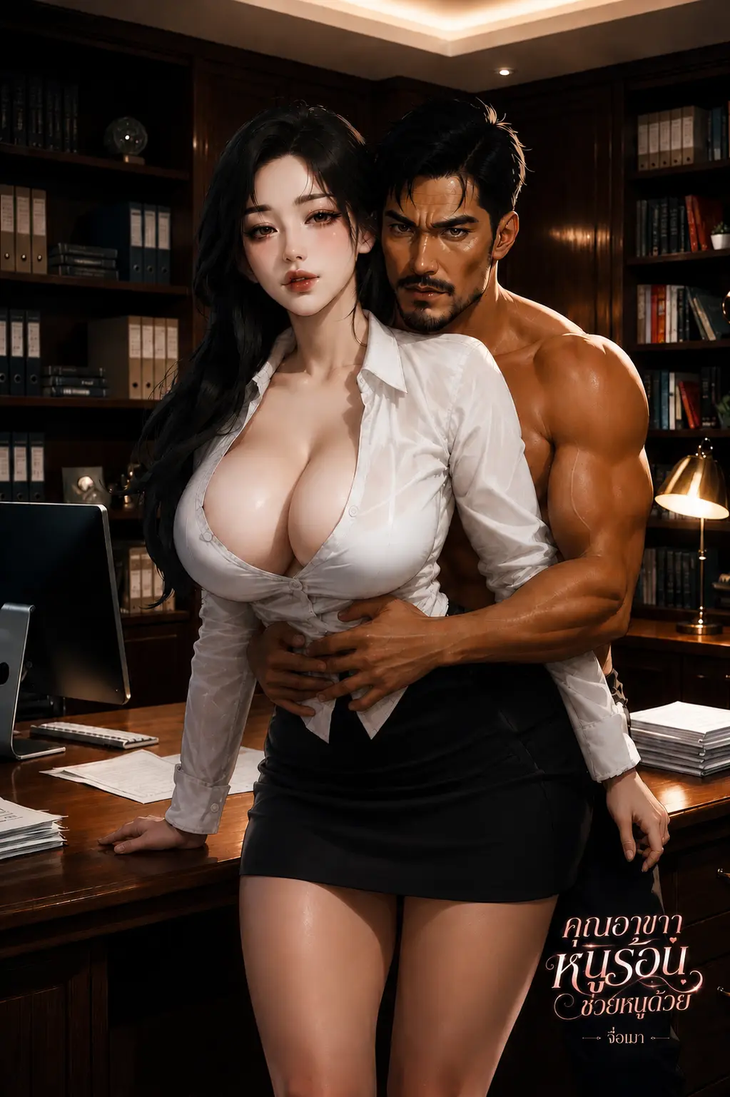 ปกนิยาย คุณอาขาาหนูร้อน ช่วยหนูด้วย