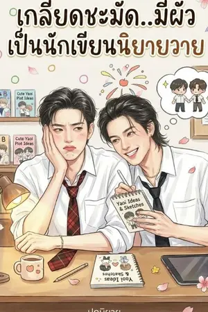 ปกนิยาย เกลียดชะมัด...มีผัวเป็นนักเขียนนิยายวาย