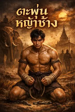 ปกนิยาย ตะพุ่นหญ้าช้าง