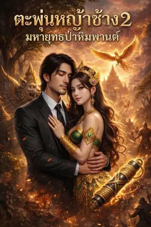 ปกนิยาย ตะพุ่นหญ้าช้าง  ๒  มหายุทธป่าหิมพานต์