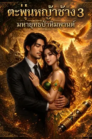 ปกนิยาย ตะพุ่นหญ้าช้าง   ๓  มหายุทธป่าหิมพานต์