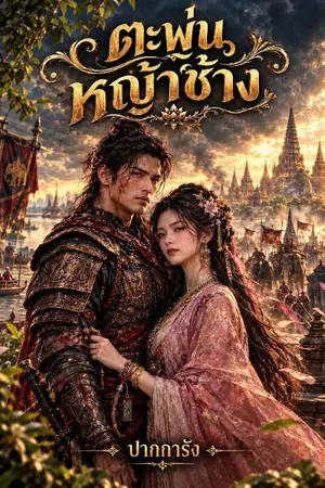 ปกนิยาย ตะพุ่นหญ้าช้าง