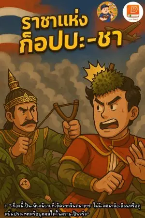 ปกนิยาย ราชาแห่ง ก็อปปะ-ชา (  ศึกกล้วยสะเทือนบัลลังก์  )
