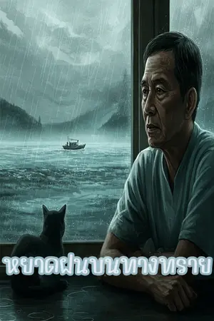 ปกนิยาย หยาดฝนบนทางทราย