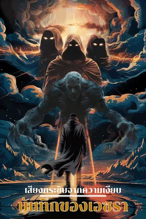 ปกนิยาย เสียงกระซิบจากความเงียบ บันทึกของเอซรา