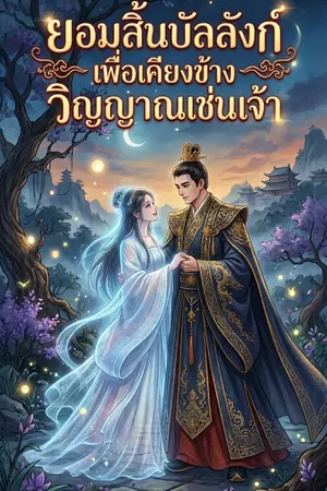 ปกนิยาย ยอมสิ้นบัลลังก์เพื่อเคียงข้างวิญญาณเช่นเจ้า