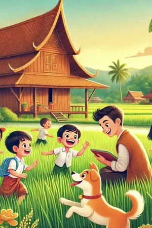 ปกนิยาย ชีวิตม่วนๆ ของครูใหม่ดอนห้วยแก้ว