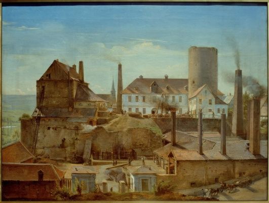 โรงงานเครื่องจักรของ Friedrich Harkort (นักอุตสาหกรรมชาวเยอรมันที่โดดเด่นในยุคแรกๆ)