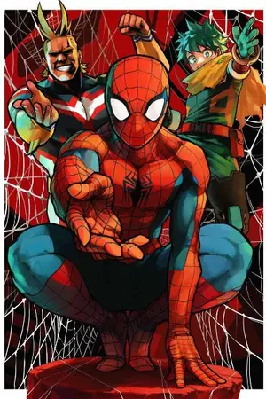 ปกนิยาย [MHA]จิตสองกายเป็นหนึ่ง สไปเดอร์แมน เดกุ